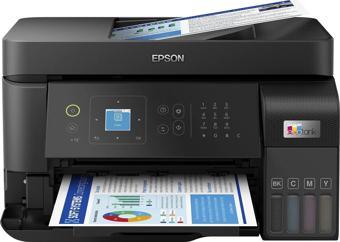 Epson EcoTank L5590 Wi-Fi + Tarayıcı + Fotokopi + Faks Renkli Çok Fonksiyonlu Tanklı Mürekkep Püskürtmeli Yazıcı