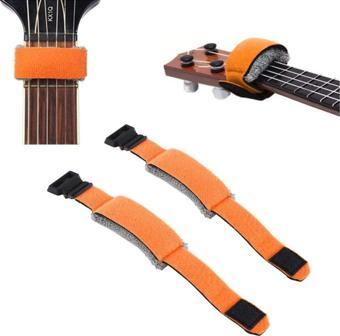 LONGA Turuncu Renk Gitar Fret Wrap Tel Muteleme