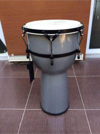 Nemesis Adm-F100-12 Inç Silver Fiber 12 Inç Gri Renk Djembe