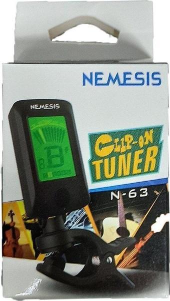 Nemesis N-63 Model Tüm Enstrümanlara Uyumlu Mandal Tip Akort Aleti