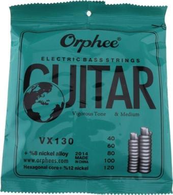 Orphee Vx130 Bas 40-120 -5 Tel Bas Gitar Tel Seti-Pena Hediyeli