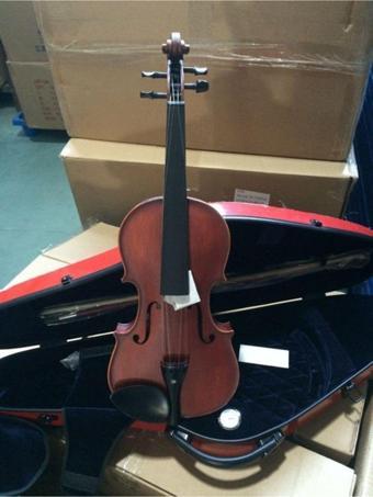 Paganini Avl-235 El Yapımı Mat Cila Keman-Fiberglass Kılıflı-Ful Set