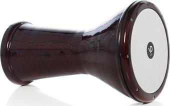 Vatan 154 Vişne Renk Kırçıllı Boyalı Bas Döküm Darbuka-Kılıf Hediyeli