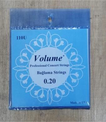 VOLUME Bağlama Saz Teli 0.20 Uzun Sap (Tezene)