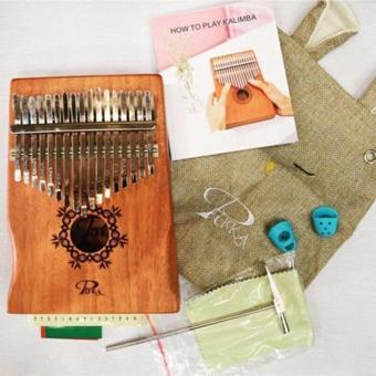 PUKA Pk-1 Maun Ağacı Kaliteli 17 Tuş Ful Set Kalimba