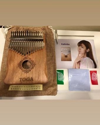 Toga K-1727 Model Kaliteli Maun Ağacı 17 Tuşlu Kalimba Seti