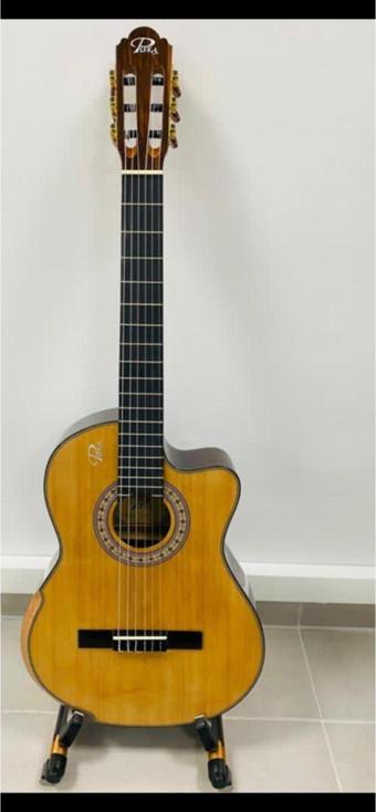 PUKA R-958 Tam Boy 4/4 Gül Ağacı Gövde Özel Yapım Üst Kalite Klasik Gitar-Kılıf Ve Pena Hediyeli