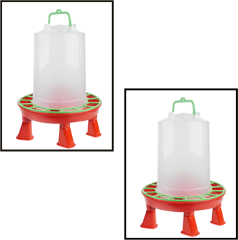 TavPet Ayaklı Tavuk Yemliği 6 Kg+Suluğu 6 Lt