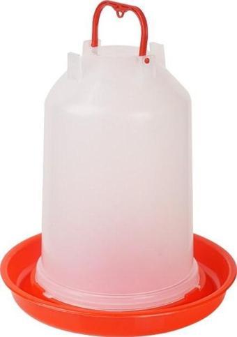 TavPet Şeffaf Plastik Tavuk Suluğu Alttan Dolum 5 Lt Askılı