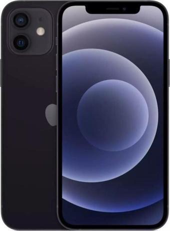 Apple İphone 12 64 GB Siyah Cep Telefonu (Apple Türkiye Garantili) Aksesuarsız Kutu