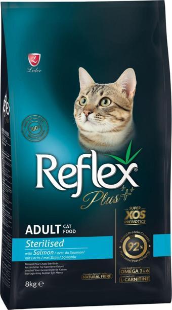 Reflex Plus Somonlu 8 kg Kısırlaştırılmış Yetişkin Kedi Maması