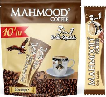 Mahmood Coffee 3’ü 1 Arada Sütlü Köpüklü Kahve 18 gr X 10 Adet