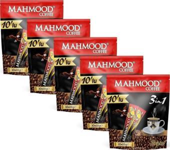 Mahmood Coffee 3'ü 1 Arada Kahve 18 gr x 10 Adet x 5'li Paket