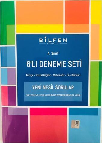 4. Sınıf 6'lı Deneme Seti  - Bilfen Yayınları