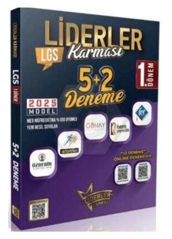 LİDERLER KARMASI LGS 1.DÖNEM 5+2 GENEL DENEME SETİ - Liderler Karması