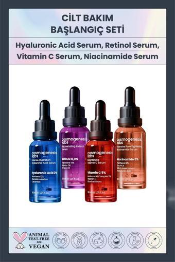 Cosmogenesis Labs Tüm Cilt Tipleri Temel Serum Başlangıç Seti