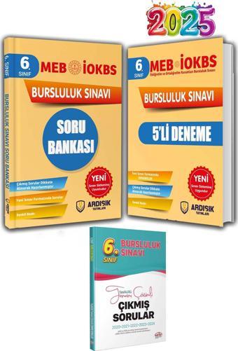 Ardışık Yayınları 6. Sınıf 2025 Bursluluk Sınavı Soru Bankası Deneme Seti Çıkmış ve Benzer Sorular Kitabı - Editör