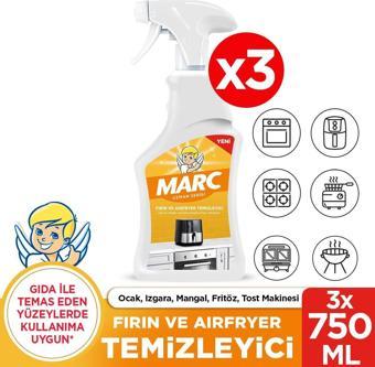 Marc Airfryer ve Fırın Temizleyici 3x750 ml