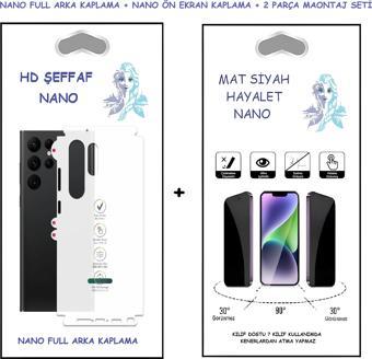 Samsung Galaxy Z FOLD 6 ÖN HAYALET Nano Ekran Koruyucu + FULL Arka Kaplama Ultra İNCE Esnek Hd Şeffa