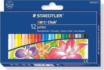 Staedtler Noris Clup Jumbo 12'li Yağlı Pastel Boya Seti
