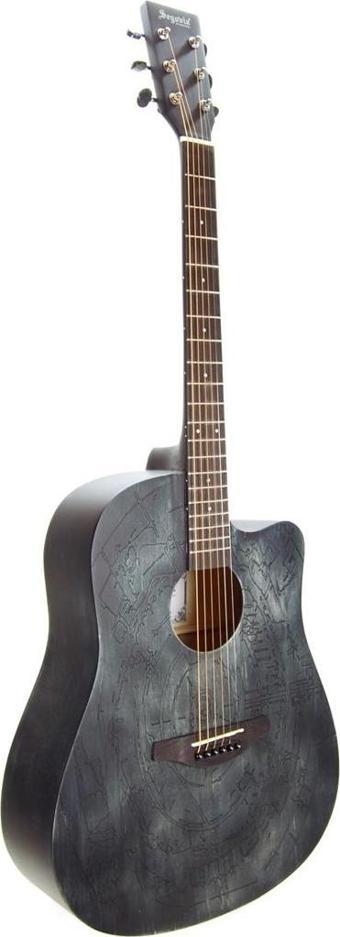 Segovia Akustik Gitar Otantik Siyah Sga41Sl