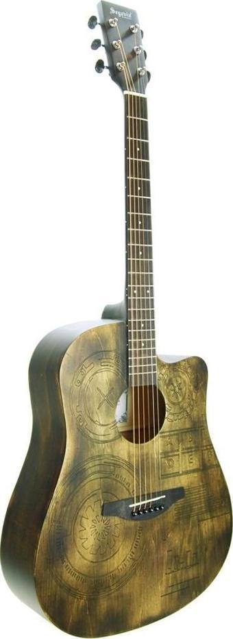 Segovia Akustik Gitar Otantik Kahve Sga41Br