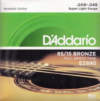 Daddario Akustik Gitar Teli Ez890