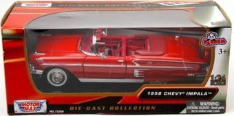 Vardem Açık Mavi 1:24 1958 Chevy Impala