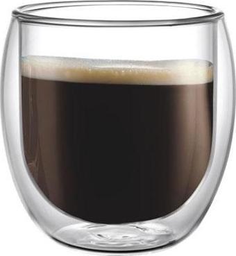 Leggno VETRO Borosilikat Çift Camlı Espresso Bardağı 100ML (2ad)