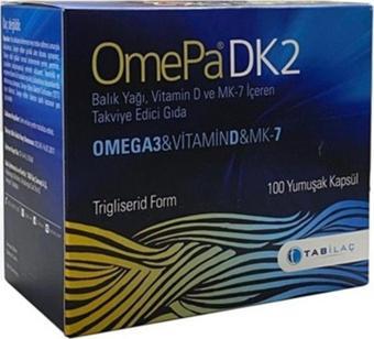 Tab Omepa Dk2 Omega 3 Vitamin D Ve Mk - 7 100 Kapsül