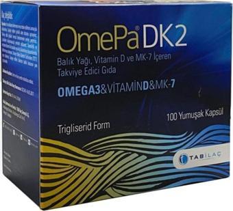 Tab İlaç Omepa Dk2 Omega 3 - Vitamin D - Menaq7 100 Yumuşak Kapsül