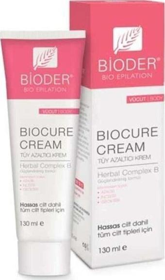 Bioder Biocure Tüyleri Kalıcı Olarak Azaltıcı Krem Vücut Için 130 Ml