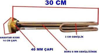 ENDER Termos ve Güneş Enerji Rezistansı 3000w 30cm (Kıvrık) 8,5 Q Cr-Ni