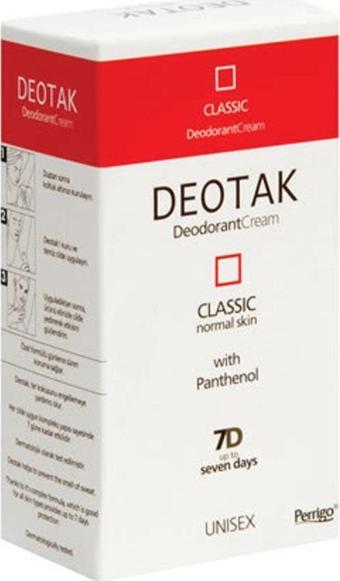 Deotak Krem Deodorant Classic 35 Ml
