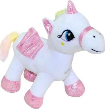 Milky Ada Toys Peluş Kanatlı Unicorn Pony At 20 Cm Sevimli Soft Yumuşak Oyuncak Oyun Ve Uyku Arkadaşı