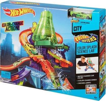 Hot Wheels Renk Değiştiren Araçlar Çılgın Laboratuvar Oyun Seti