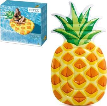 İntex Ananas Ada Yatak Pıneapple Mat 216 X 124 Cm (85'' X 49'')