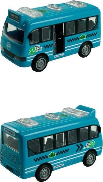 Vardem Sürtmeli Kapıları Açılan Renkli Otobüs 12 Cm Nil Yeşili