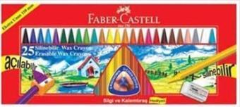 Faber-Castell Silinebilir Açılabilir Mum Boya 25 Renk