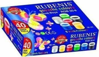 Rubenis (30 Ml) 6 Renk Guaj Boya