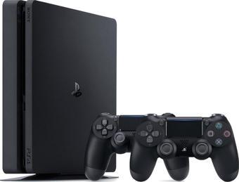 Sony Playstation 4 Slim 1 Tb - Türkçe Menü + 2. Ps4 Kol