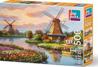 Yappuzz İkiz Değirmenler 500 Parça Puzzle