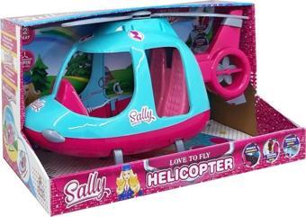 Farbu Oyuncak 46 cm Büyük Sally'nin Helikopteri Pembe-Turkuaz