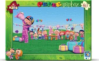Art Puzzle Art Çocuk Frame Puzzle Pepee'Nin Doğum Günü Partisi 48 Parça Puzzle