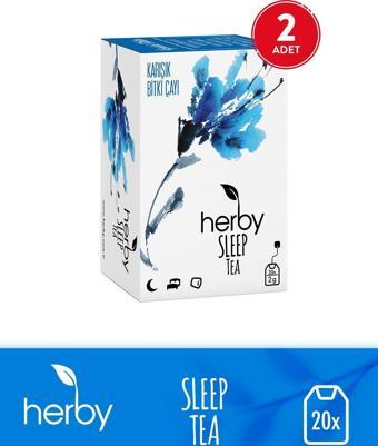 Herby Sleep Tea Uyku Öncesi Rahatlatıcı Pasifloralı Bitki Çayı 2'li Paket