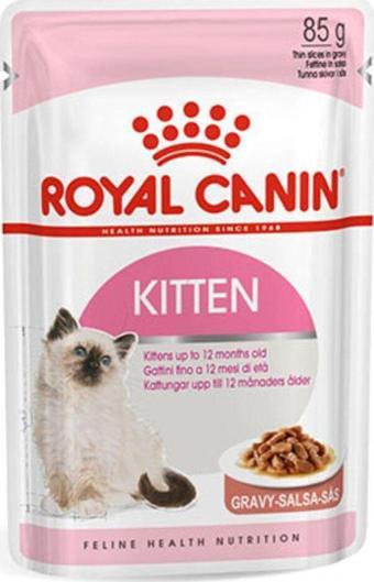 Sky Toptan Royal Canin Kitten Gravy Pouch Yavru Kedi Yaş Maması 85 Gr