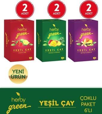 Herby Yeşil Çay Deneme Paketi X 6 Adet