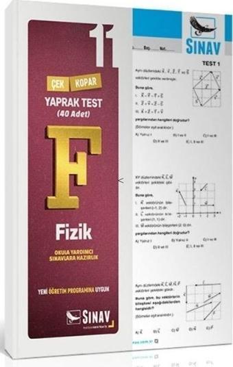 11. Sınıf Fizik Yaprak Test Sınav Yayınları - Sınav Yayınları
