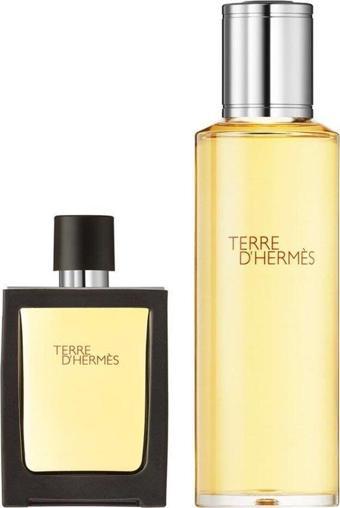 Hermes Terre Pure Erkek Parfümü Edp 30 Ml Refill Parfüm 125 Ml