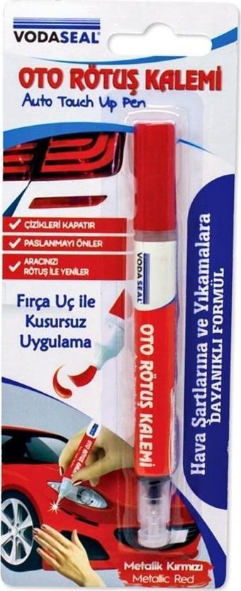 Vodaseal Araç Oto Rötuş Çizik Kalemi Metalik Kırmızı Boya Kalemi